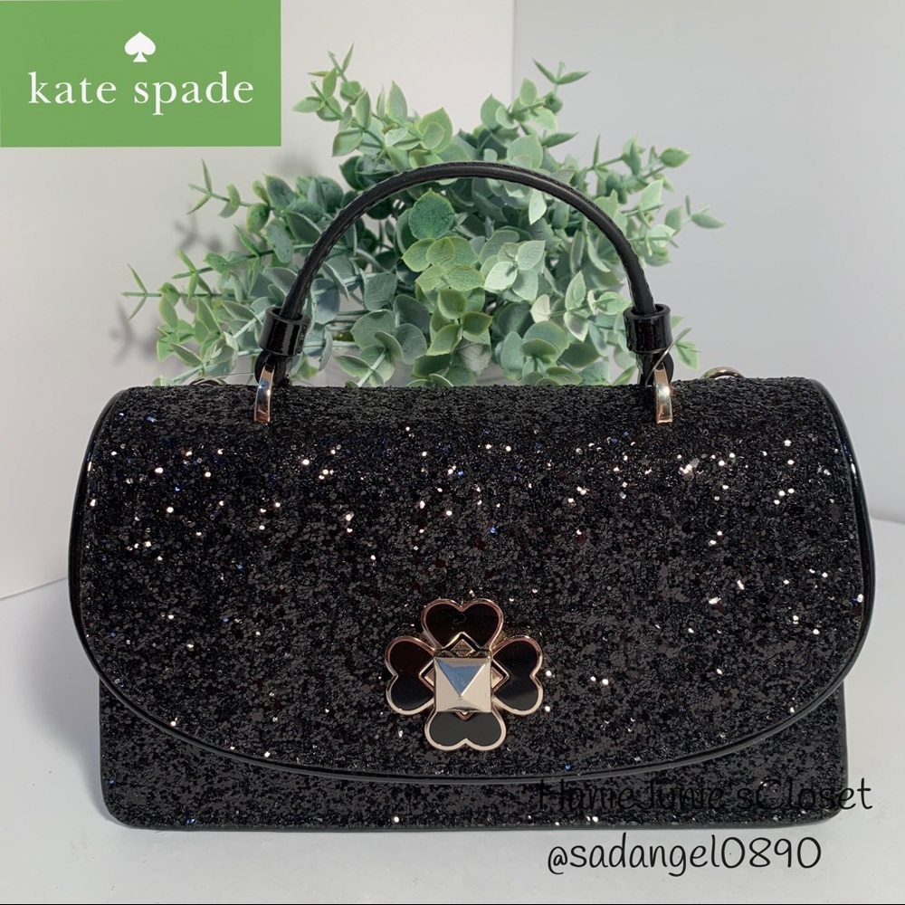 🍁KATE SPADE ODETTE GLITTER CROSSBODY BAG